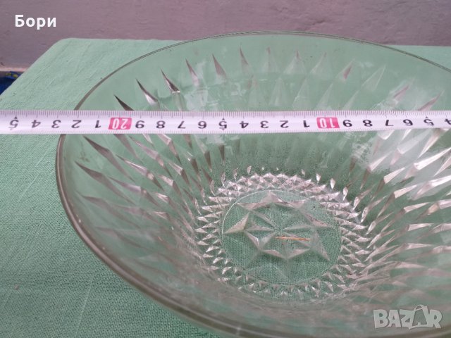 Българско стъкло фруктиера,купа и др, снимка 8 - Аксесоари за кухня - 34340000