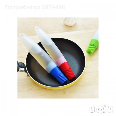 01516 СИЛИКОНОВА ГОТВАРСКА ЧЕТКА С ПЪЛНИТЕЛ, снимка 2 - Други стоки за дома - 35736992