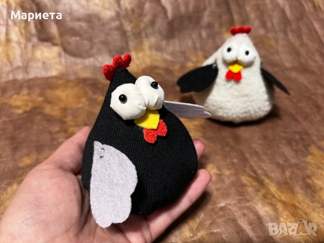 Кокошки Играчки Подаръчета Великденска Декорация Сладки Кокошки Кокошки Ръчна Изработка , снимка 5 - Декорация за дома - 40269765