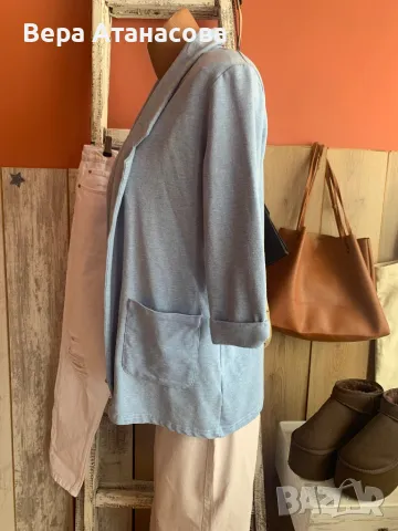 🩵🩵🩵 Блейзър в светлосин цвят💙 л/хл, снимка 2 - Сака - 49244284