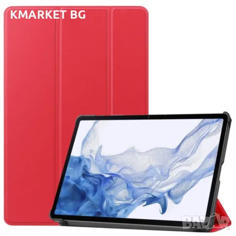 Samsung Galaxy Tab S9 SM-X716 Кожен Калъф и Протектор, снимка 3 - Калъфи, кейсове - 48110808