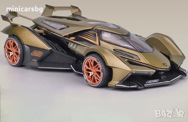 Метални колички: Lamborghini V12 GT (Ламборгини Гран Туризмо), снимка 2 - Колекции - 40680017