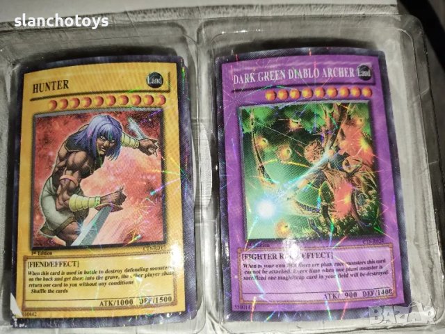 Карти Yu-Gi-Oh!  карти Ю-ГИ-ЙО, две тестета с игрално поле, снимка 2 - Карти за игра - 47896772