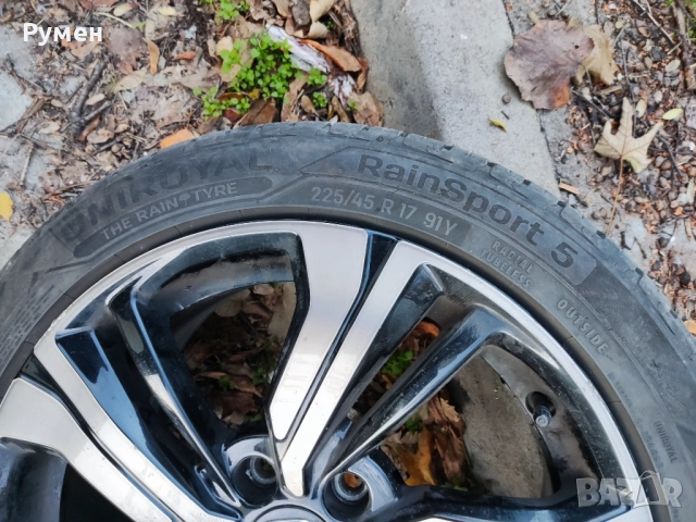 Джанти 17" с гуми 225/45R17 за Honda Civic (Хонда, Тойота, Сузуки, Киа, Хюндай, Рено, Дачия), снимка 3 - Гуми и джанти - 52618938