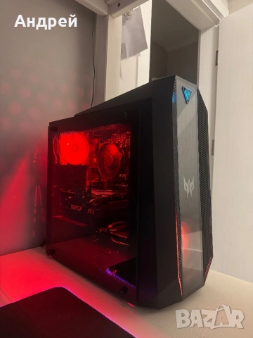 Acer Predator Геймърски компютър RTX/i5/SSD +Монитор 4к