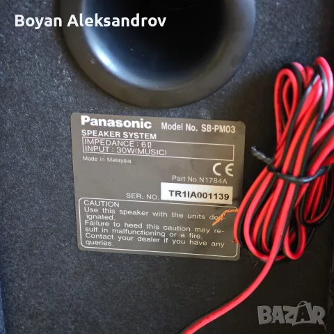 Panasonic SA-PM03 с Оригинални Колони и Дистанционно, снимка 5 - Аудиосистеми - 56119402
