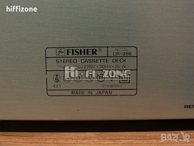 ДЕК Fisher cr-356, снимка 9 - Декове - 35793162