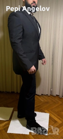 Елегантни мъжки костюми + официални обувки – абитуриентски, неразличими от нови 👔, снимка 3 - Костюми - 53853223