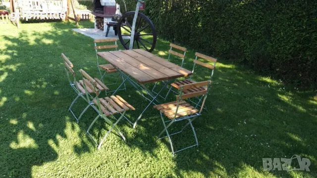 сгъваеми маси от дърво и метал, снимка 9 - Маси - 49029011