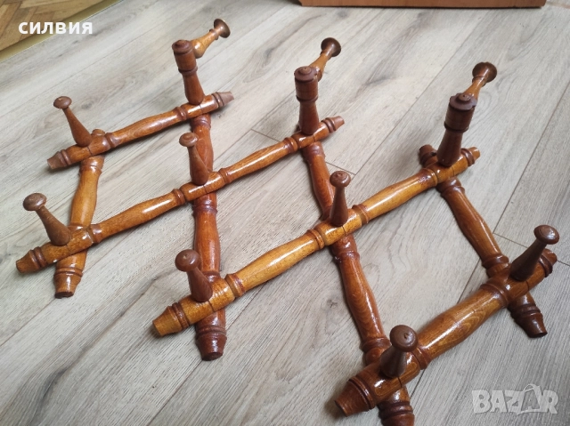 дървена закачалка , снимка 2 - Закачалки - 39844984