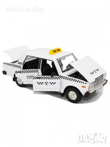 Метални колички: Lada 2107 Taxi - 1:24 (Лада Такси), снимка 9 - Колекции - 35734464