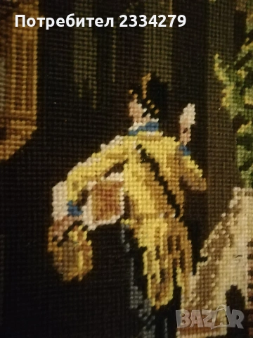 Стари гоблен и картина, снимка 9 - Гоблени - 53757557