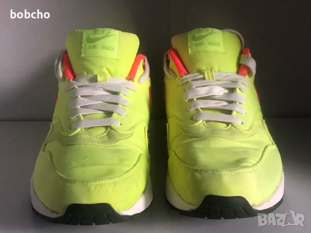 Nike Air Max 1 Premium Magista Pack Volt/Punch QS 665873-700 Men’s Size 10, снимка 3 - Спортни обувки - 39045333