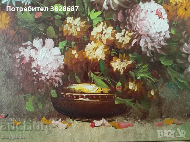 Натюрморт от P.Brand , снимка 4 - Картини - 48267830