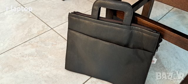 Ново с етикет чанта за лаптоп и документи кожена чанта цвят кафяв бизнес чанта, снимка 11 - Чанти - 41024373