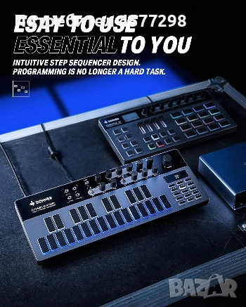 Синтезатор Donner Essential B1, снимка 4 - Синтезатори - 52445923