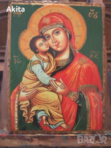 Икона св. Богородица с Младенеца , снимка 1 - Икони - 22558073