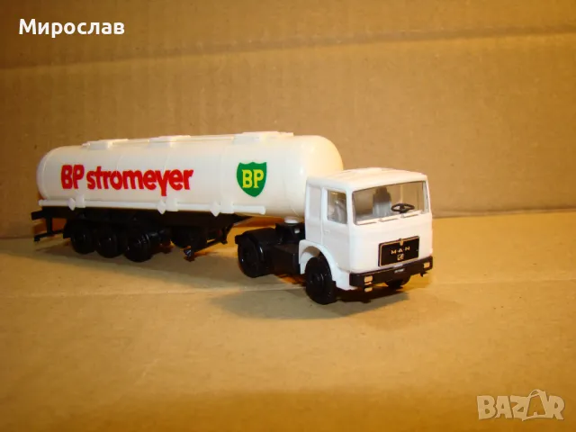 HERPA 1:87 H0 MAN ТИР КАМИОН ИГРАЧКА МОДЕЛ ЦИСТЕРНА, снимка 3 - Колекции - 48268811