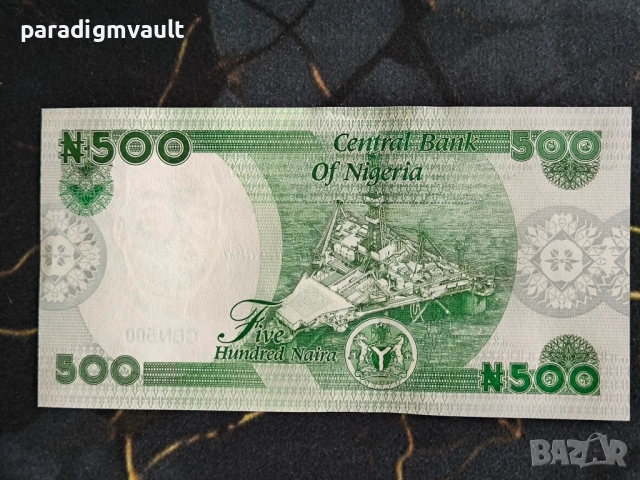 Банкнота - Нигерия - 500 найра UNC | 2022г., снимка 2 - Нумизматика и бонистика - 53837575