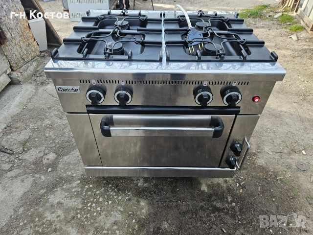 Фурна Печка за Ресторанти Заведения Професионална Горе на Газ долу на Ток Трифазна , снимка 6 - Обзавеждане на кухня - 53801567