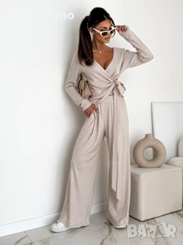 Дамски комплект от две части "WRAP COMFY", 2цвята , снимка 7 - Комплекти - 53610788