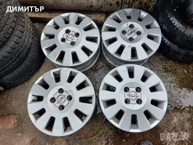 4бр.Алуминиеви джанти 15ки за ОПЕЛ 4x100 6J ET49
