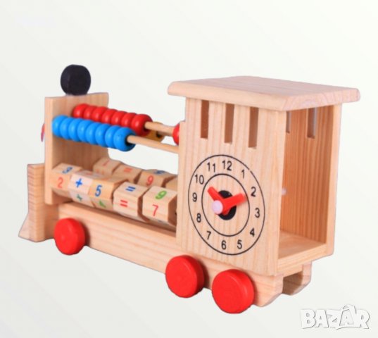 Дървено сметало локомотив 🚂, снимка 4 - Образователни игри - 39145072
