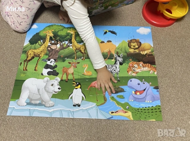 Детски пъзели 35 големи части, снимка 4 - Игри и пъзели - 53580925