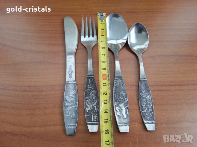 Руски детски комплект за хранене , снимка 6 - Антикварни и старинни предмети - 36051737