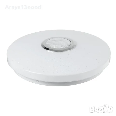 RGBW LED плафон с Bluetooth високоговорител, управление с приложение и дистанционно, 18W, снимка 4 - Лампи за таван - 56199396