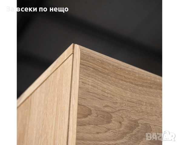 Гардероб с огледало SOLO 3D2S дъб сонома Код P1463, снимка 2 - Гардероби - 52327215