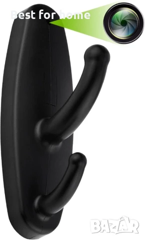 HD 1080P Малка, шпионска скрита камера във формата на закачка за дрехи