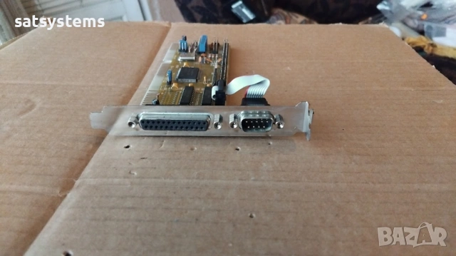 GoldStar Prime 2C MKIII  Multi Controller 16-bit ISA IDE FLOPPY COM Print Card, снимка 2 - Други - 53404999