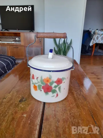 Стара емайлирана котленка #13