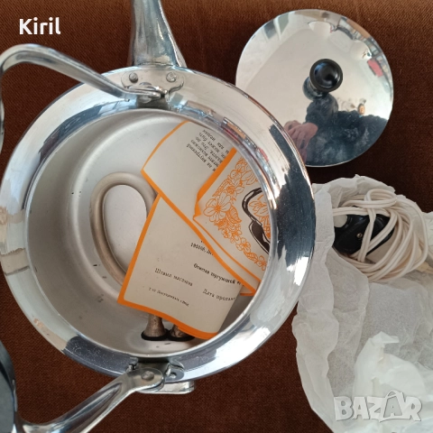 Ретро електрически чайник 2 литра нов, снимка 14 - Кани - 52681600