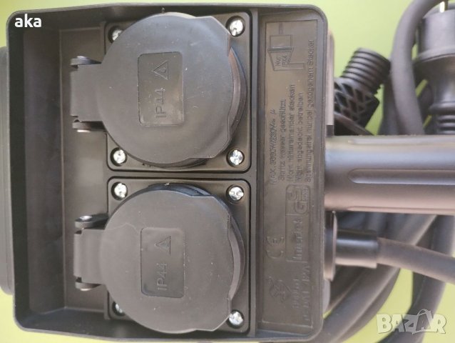 Градински контакт двоен с таймер - програматор външен 3м.удължител 3680W16A                       , снимка 2 - Други - 41337967