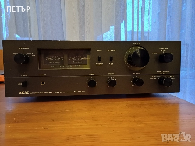 Akai am 2450 Ш 44.0 В 14.4 Д 34.5 .10.кг има леки забележки по горният къпак , снимка 2 - Ресийвъри, усилватели, смесителни пултове - 52957410
