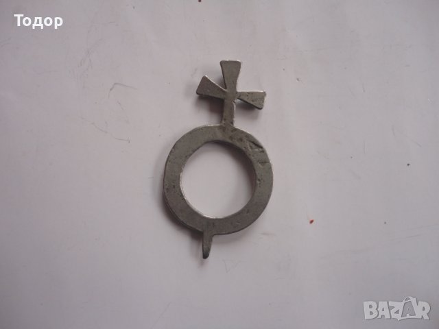 Старинен калаен кръст 19 век, снимка 4 - Колекции - 41222843