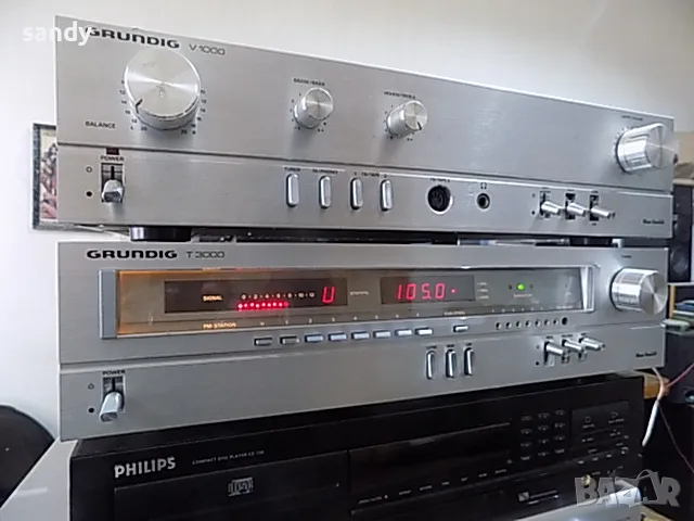 Усилвател-GRUNDIG-V-1000 , снимка 4 - Ресийвъри, усилватели, смесителни пултове - 41186605