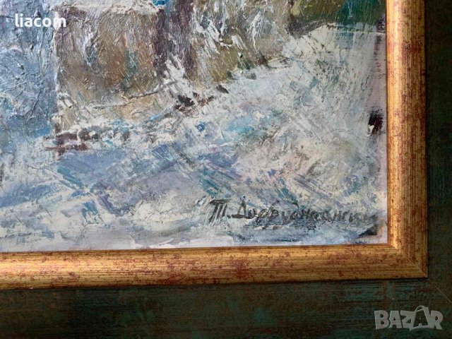 ТОДОР ДОБРУДЖАНСКИ (1904 - 1990) масло/платно, снимка 4 - Картини - 38954675