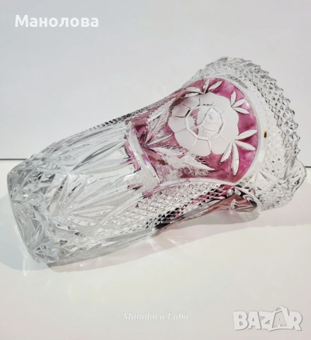 Ваза от оловен кристал "Anna Hütte", снимка 7 - Други ценни предмети - 53068700