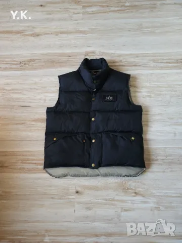 Оригинален мъжки пухен елек Alpha Industries Military Vest Down