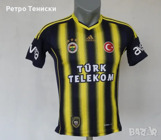 Тениска Fenerbahçe SK — Домакински adidas — Деца размер M Синьо (сезон 2013)