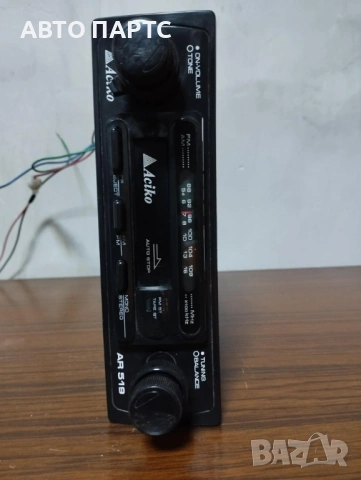Ретро авто радиокасетофон Aciko, снимка 2 - Аксесоари и консумативи - 53403712