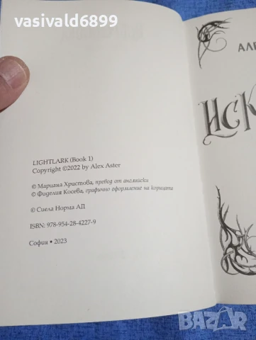 Алекс Астър - Искронишка , снимка 5 - Художествена литература - 50539756