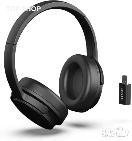 Безжични слушалки с USB приемник R-Music - RM311012, снимка 6 - Слушалки и портативни колонки - 48485682
