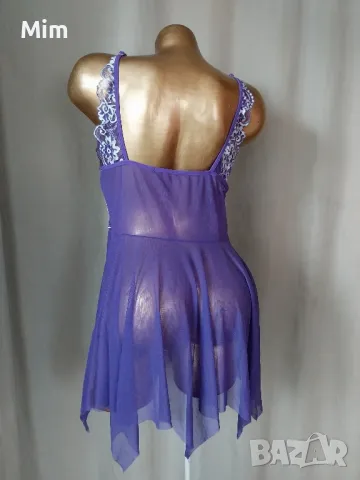 Avid Love XL Лилава къса ,ефирна нощничка , снимка 2 - Нощници - 47516142