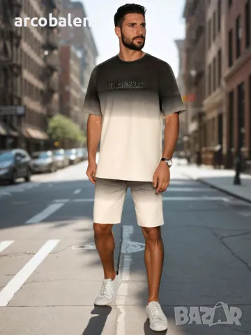 Мъжки комплект от две части омбре, 3цвята , снимка 2 - Спортни дрехи, екипи - 50374577