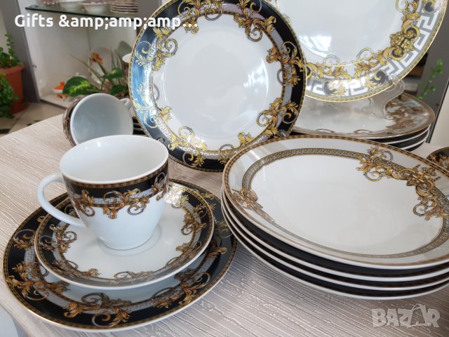 Порцеланов сервиз за хранене от 19 части, снимка 6 - Сервизи - 34405359