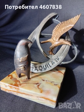 Скулптура бронз см12 , снимка 2 - Статуетки - 52545952